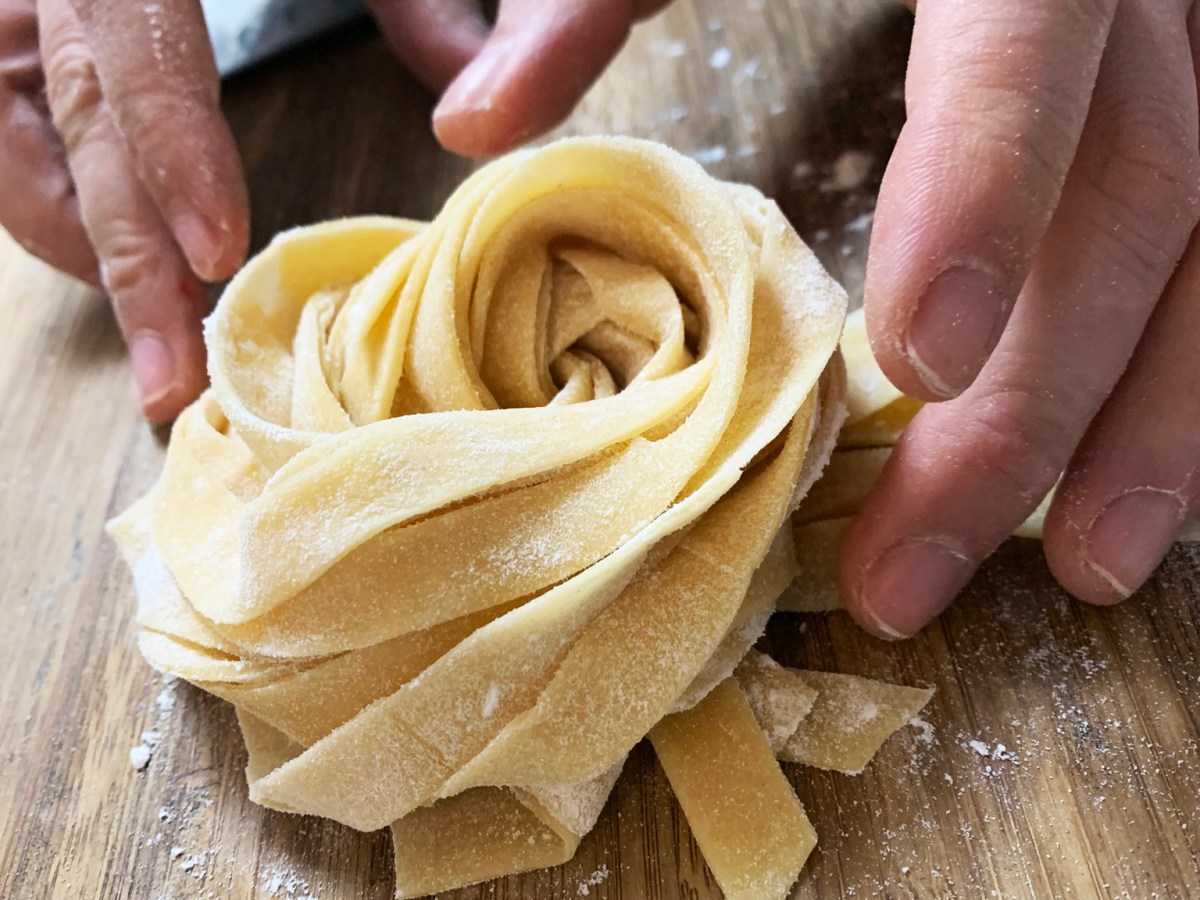 Homemade Tagliatelle